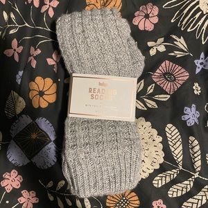 Reading Socks with Faux Sherpa!